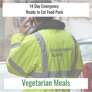 14 Day Ready to Eat  Emergency Food Pack Vegetarian